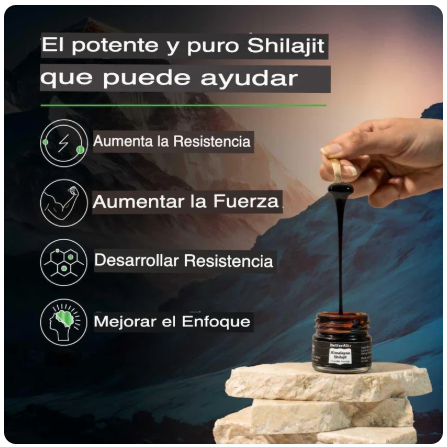 Suplemento Shilajit Del Himalaya- El Original