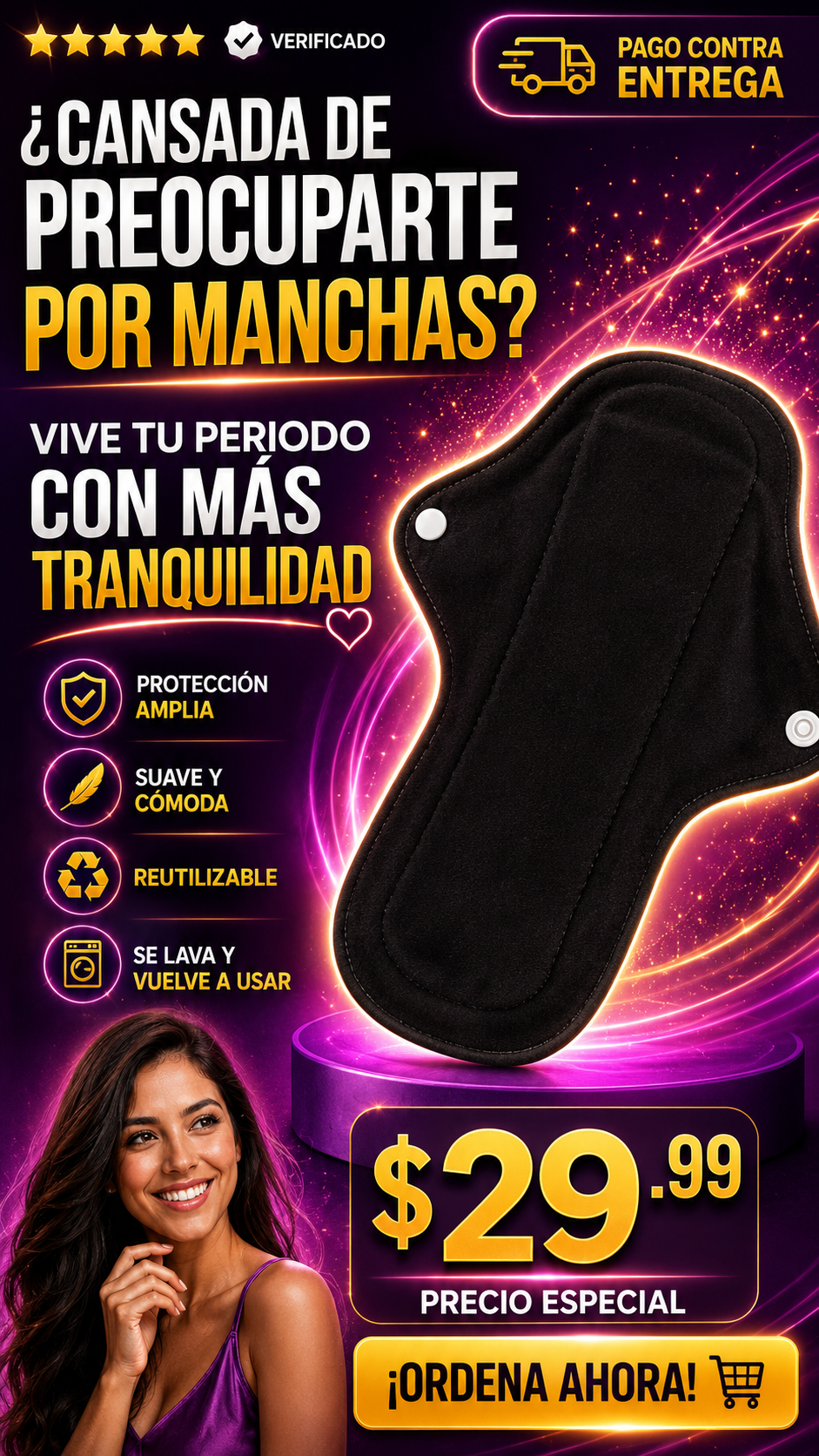 Toalla Femenina Reutilizable