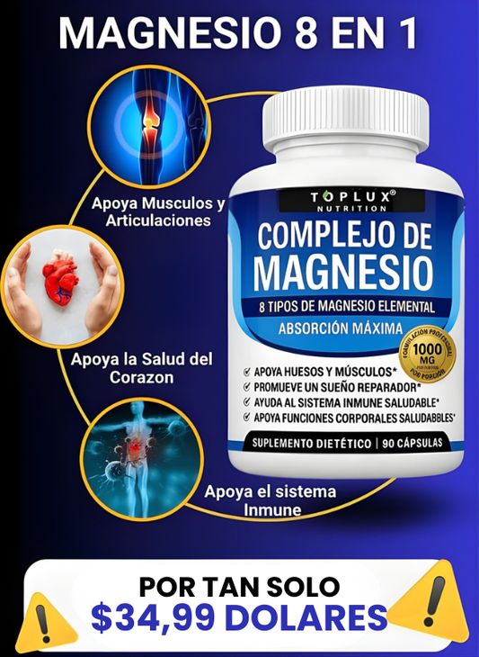 MAGNESIO COMPLEX ¡IMPORTADO! •ORIGINAL•