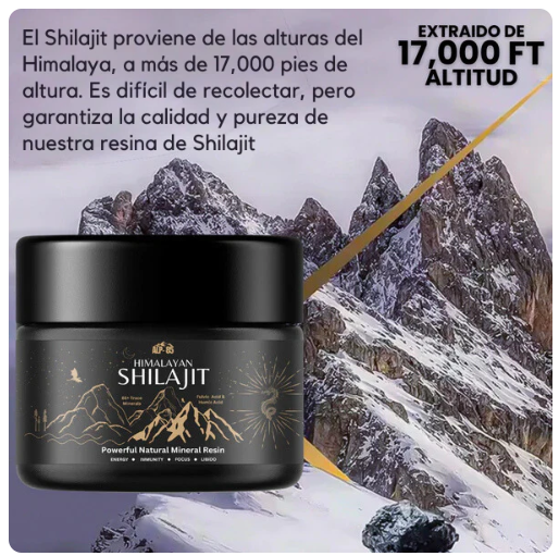 Suplemento Shilajit Del Himalaya- El Original