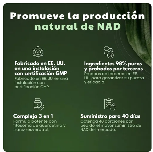 Suplemento Nad Resveratrol 900mg 80 Cap