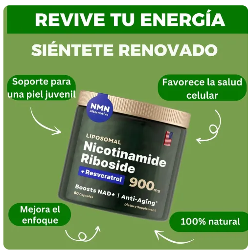 Suplemento Nad Resveratrol 900mg 80 Cap