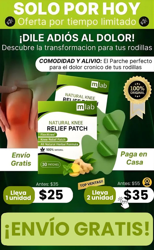 Parches de Rodilla: ¡Recupera tu Movilidad y Disfruta de tus actividades diarias!