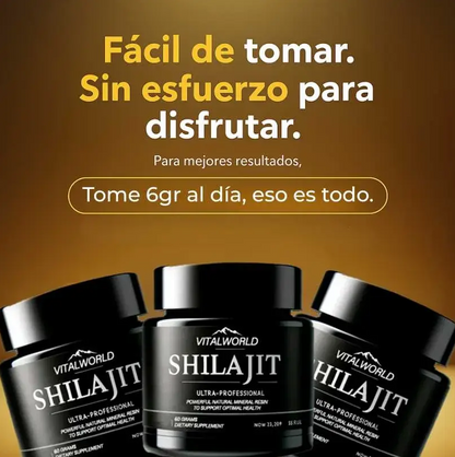 SHILAJIT DEL HIMALAYA: •VIVE CON ENERGIA PLENA Y POTENTE• ¡EL ORIGINAL!