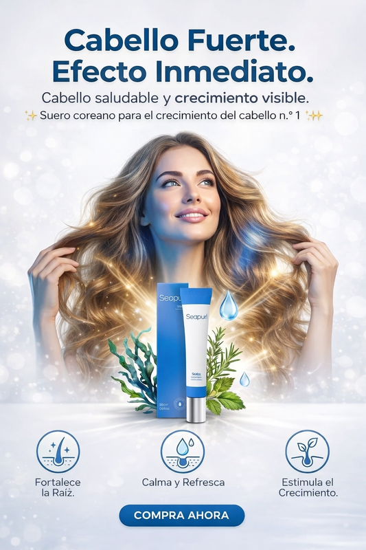 SeaPuri Scalpy •Suero Capilar para el Crecimiento y Fortalecimiento del Cabello•