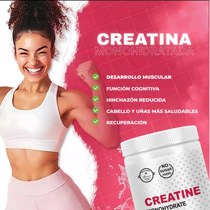 CREATINA MONOHIDRATADA •GLUTEOS MAS GRANDES EN 30 DÍAS 🍑 OFERTA ESTE MES ✅•