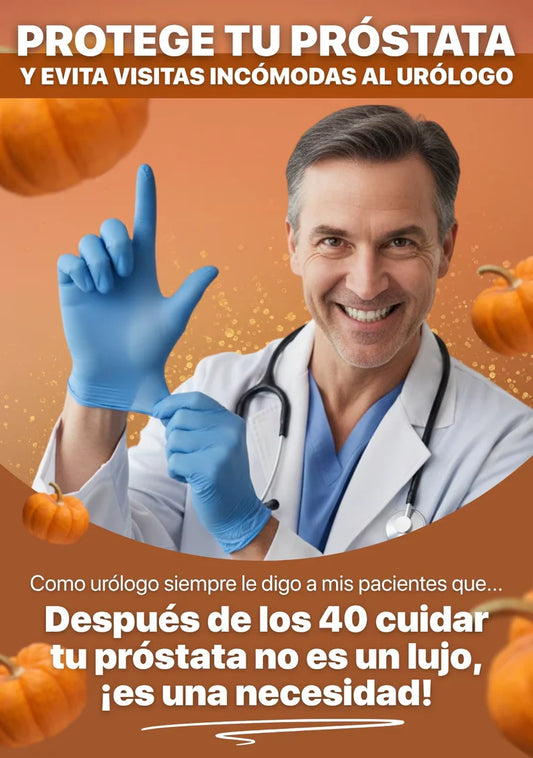 Capsulas de Aceite de Semilla de Calabaza ¡Alivia la próstata y promueve el crecimiento capilar!