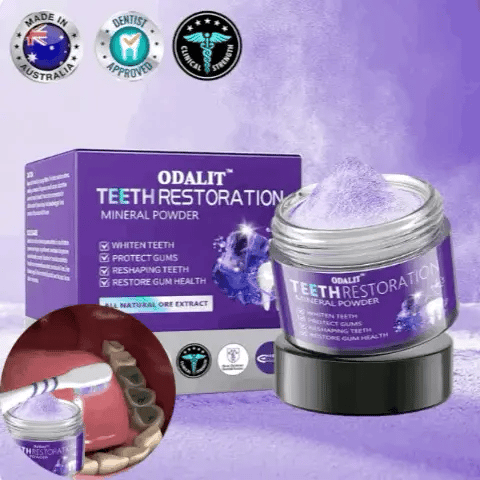 Restaurador de Dientes Amarillos ¡RECUPERA TUS DIENTES BLANCOS! •Formula Mineral Avanzada•