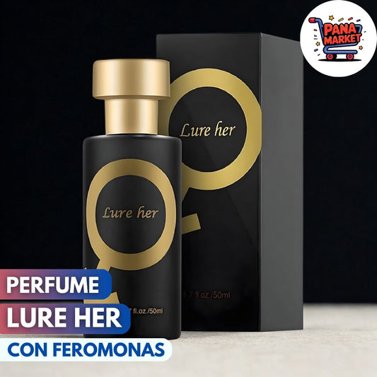 •Perfume con Feromonas Lure Her• ¡El toque secreto para atraer sin decir una palabra!