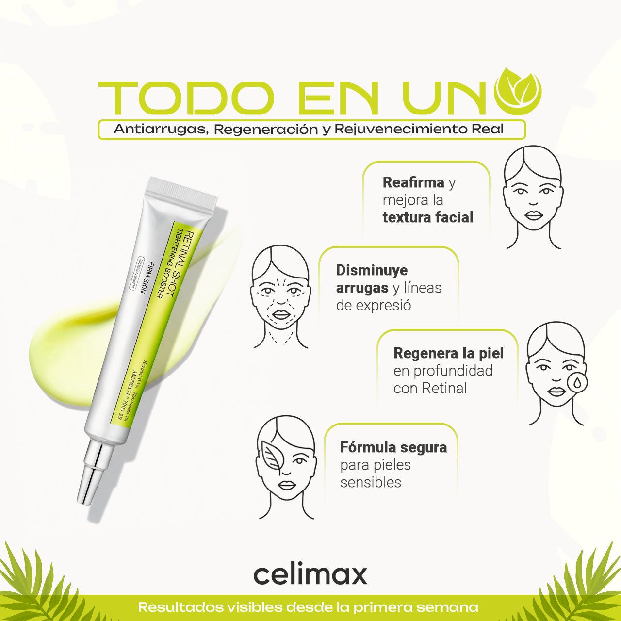 CELIMAX® - Adiós a ojeras y flacidez en días