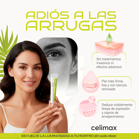 CELIMAX® - Adiós a ojeras y flacidez en días