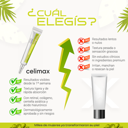 CELIMAX® - Adiós a ojeras y flacidez en días